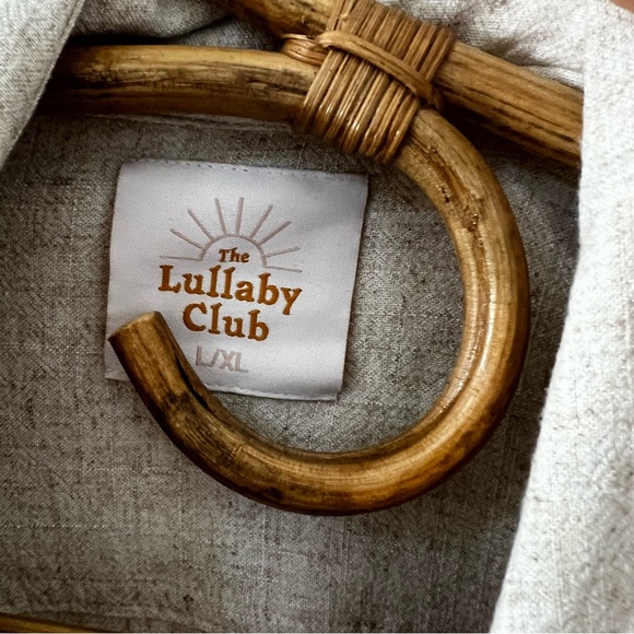 The Lullaby Club Natalie Wrap Dress in Oat - Picture 9 of 9